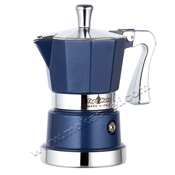 Caffettiera Supertop blu 6 tazze