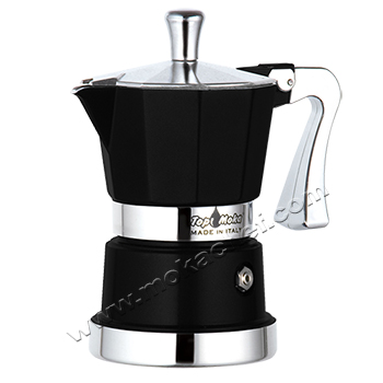 Caffettiera Supertop nera 2 tazze