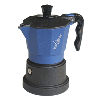 Caffettiera Top Moka Top blu teflon 1 tazza