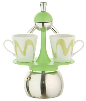 caffettiera top moka america verde